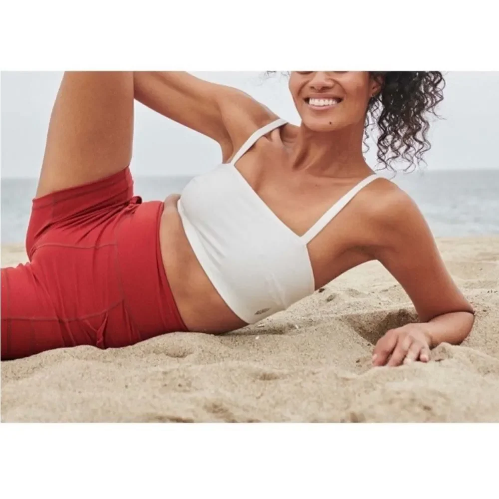 FREE People Movement Wave Rider Shorts In Red - Picture 3 of 7